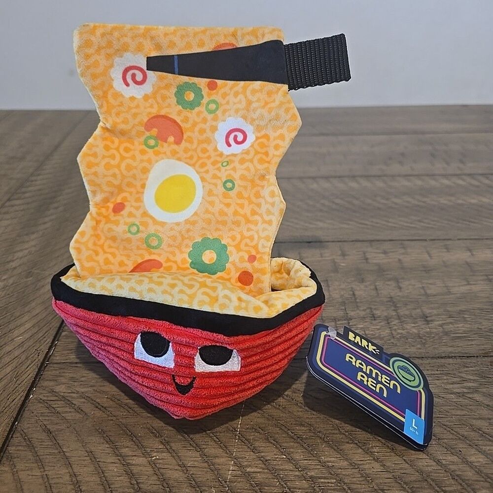 NWT Barkbox Plush Dog Toy "Ramen Ren"